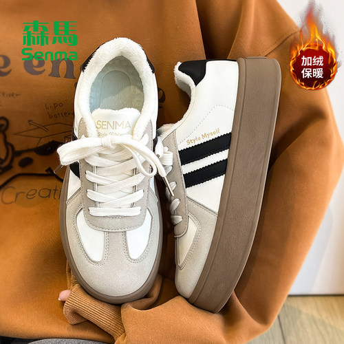 森马加绒德训鞋女冬季二棉鞋女