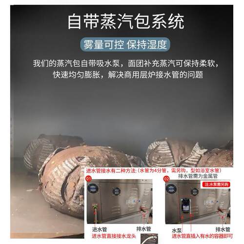 高比克C95商用风炉烤箱组合套装一层一盘电烤箱箱一体机