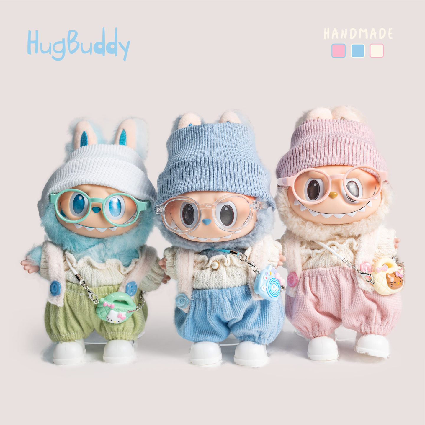 仅衣服适用于前方高能3.0娃衣17cm马卡龙拉布布衣服labubu娃衣