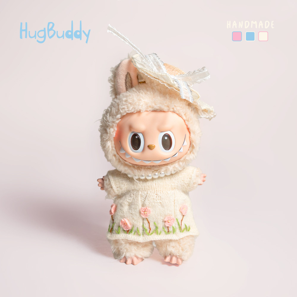 原创纯手工刺绣labubu娃衣挂件拉布布衣服搪胶公仔玩偶可换装着替,模玩/动漫/周边/娃圈三坑/桌游,潮玩娃衣,淘宝优惠券,粉丝福利购,淘宝优惠卷