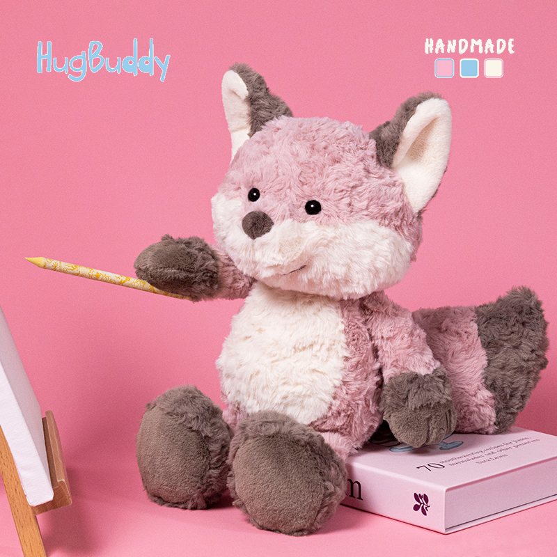 抱抱布迪狐狸桃桃陪伴毛绒玩偶