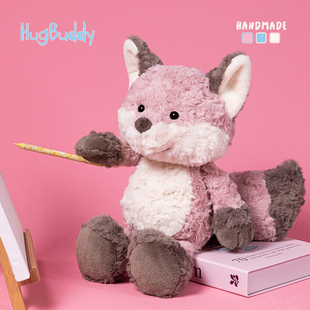 hugbuddy抱抱布迪狐狸桃桃陪伴玩偶情人毛绒玩具挂件女生生日礼品
