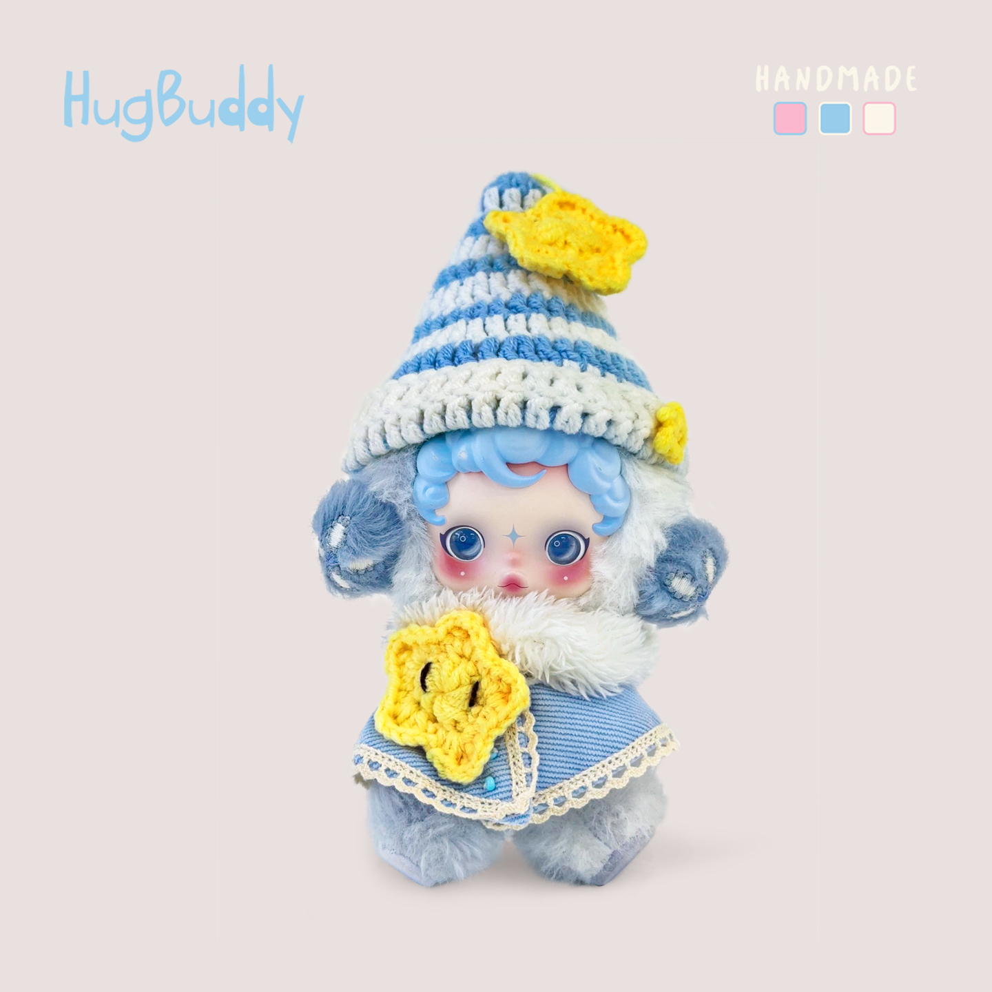 冬日乐章光织园泡泡玛特sp幻掣朝晖搪胶不眠剧场公仔拉布布娃衣服