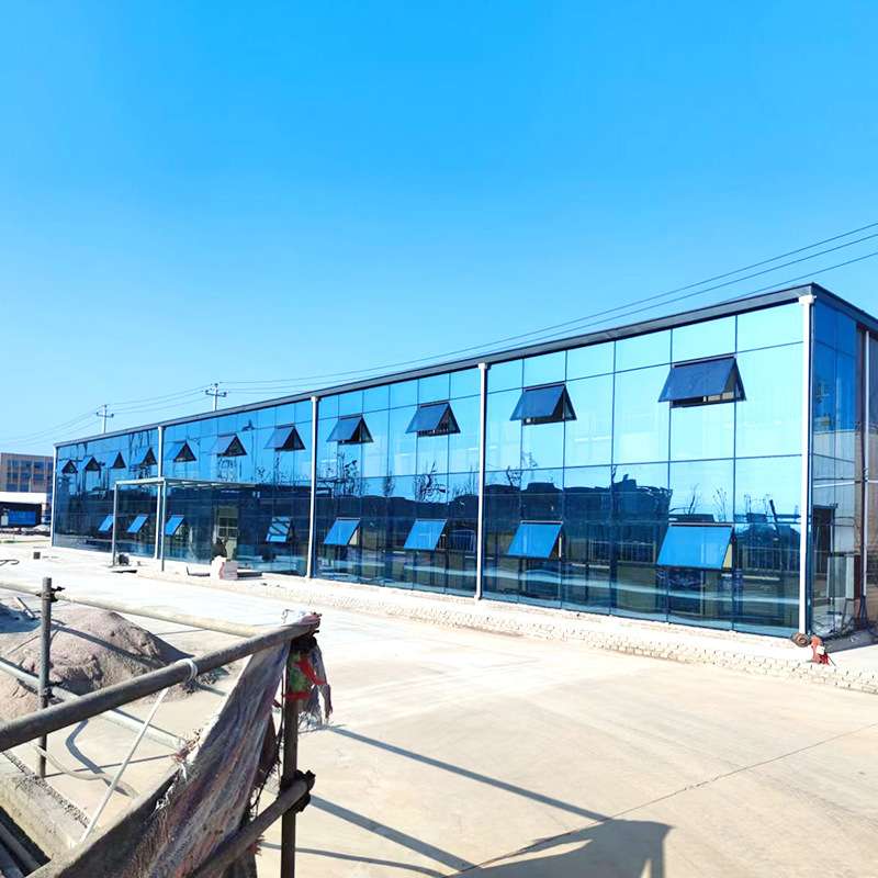 幕墙集装箱房工地施工项目部办公楼玻璃幕墙箱房临时快拼住人箱房