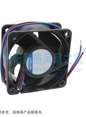 ebm-papst Inc. 624N FAN AXIAL 60X25.4MM 24VDC WIRE 散热风扇