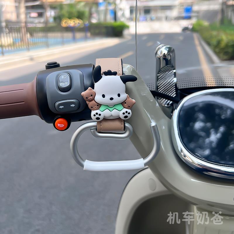 电动车挂钩前置通用免打孔婴儿车自行摩托车可爱合金大承重挂物钩