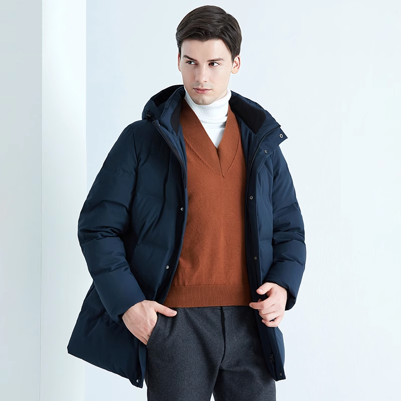 坦博尔商务加厚羽绒服新款休闲