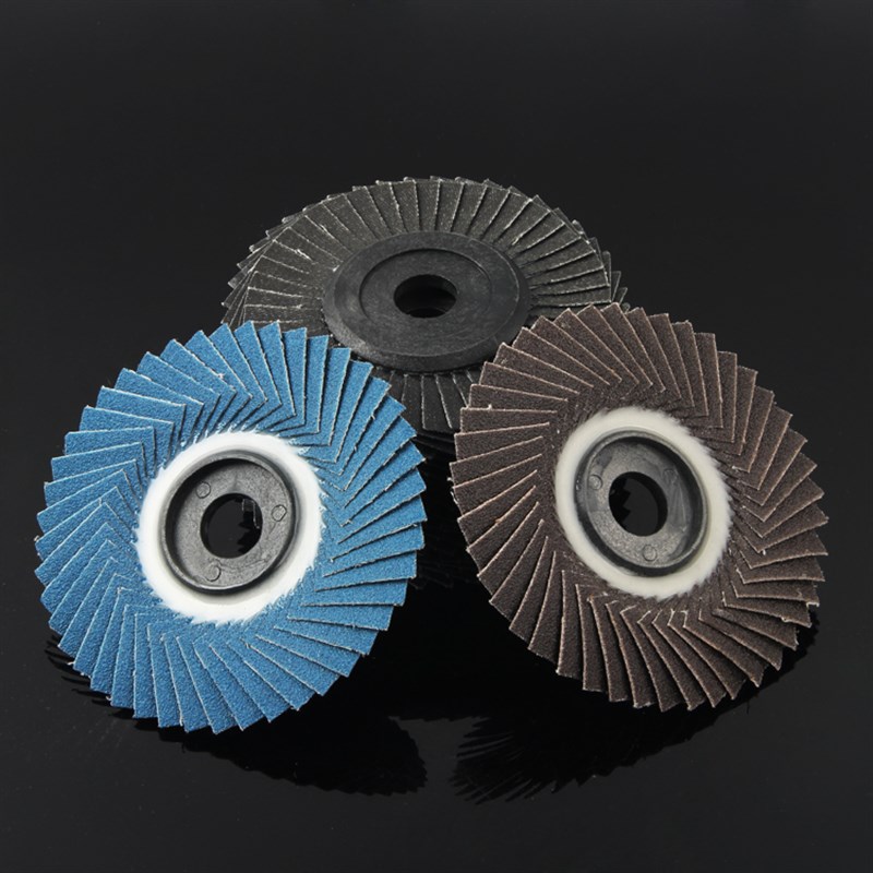 百叶片花形磨光片千叶片百页轮软片1E00角磨机抛光片不锈钢打磨片