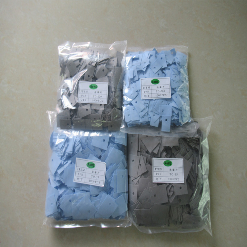 包邮导热矽胶片 散热硅胶布 绝缘片硅胶片TO-220/TO-3PW TO-247