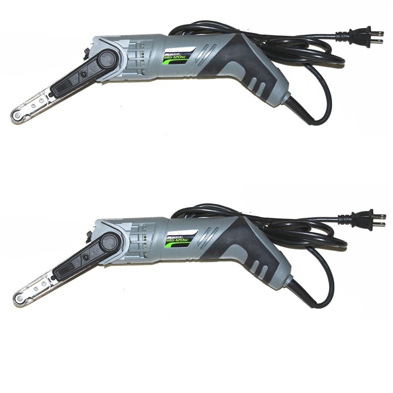 设计手持小d型砂带机电锉不锈钢打磨抛光拉丝金工木工制模汽配