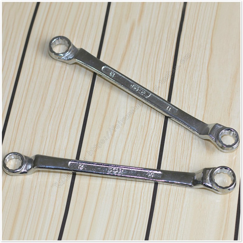 普通维修工具棘轮扳手8-o10-12-13-14-15-17双梅花呆板手五金工具