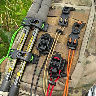 多耐福户外登山g包冰斧扣molle外挂拓展扣挂扣捆绑带UTX战术斧头
