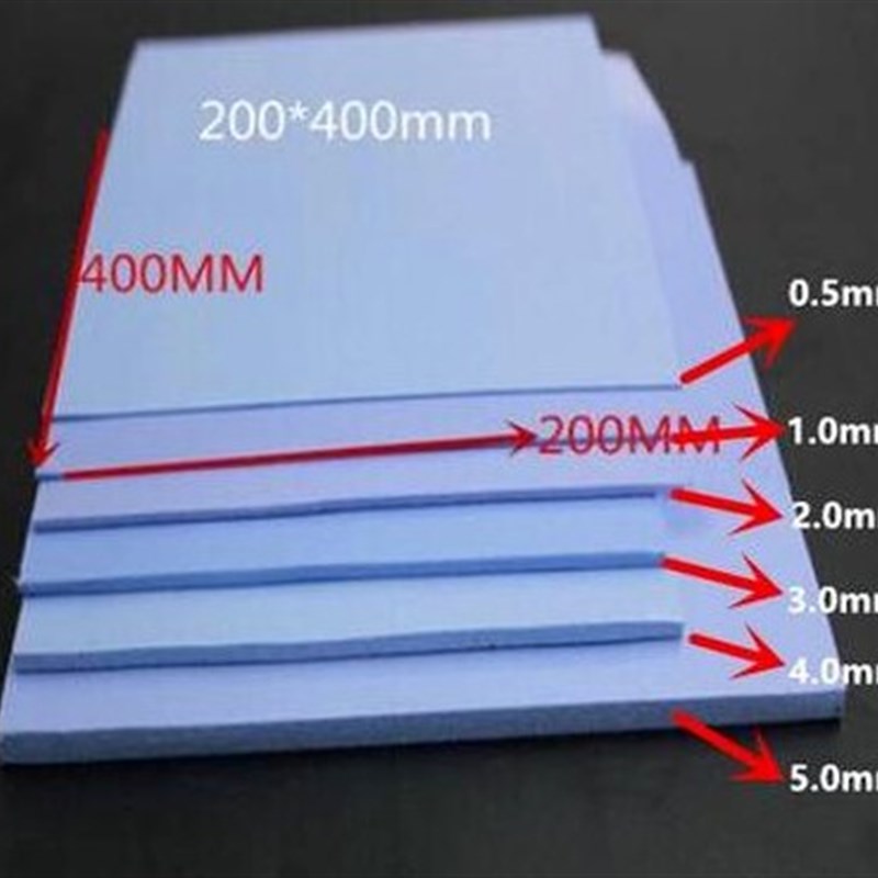 导热硅胶片 散热硅胶垫 显卡CPU南北E桥导热矽胶垫 LED导热硅脂片