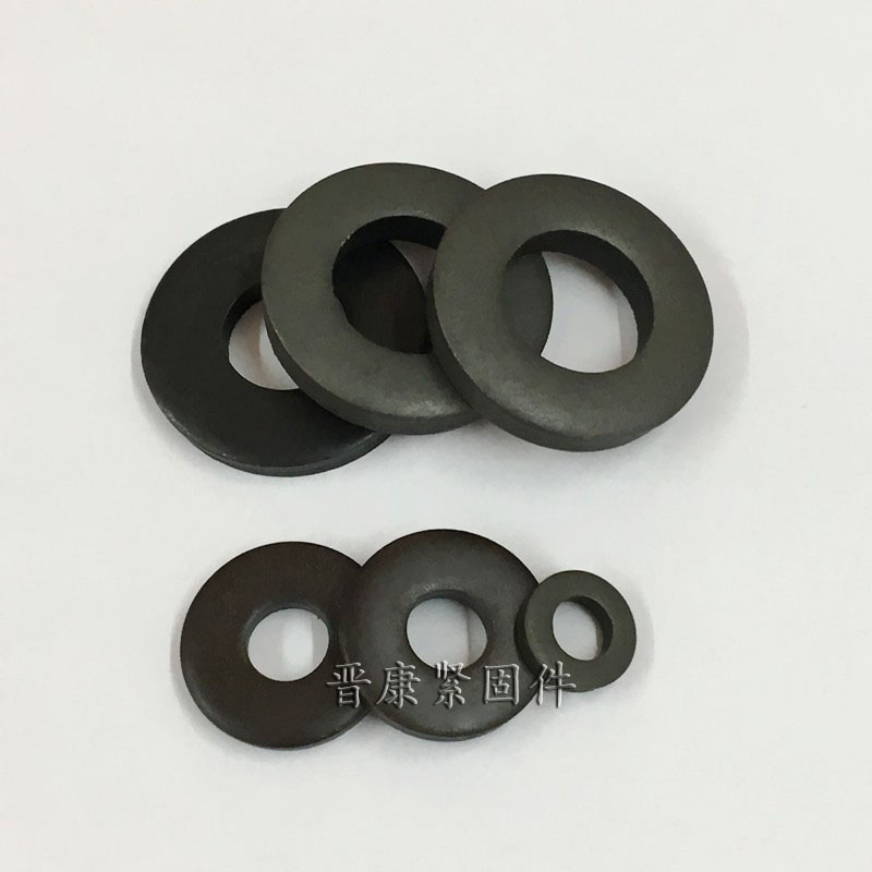 发黑M14M16Mk18M20M20等大规格非标模具平垫圈加大加厚螺丝平垫片