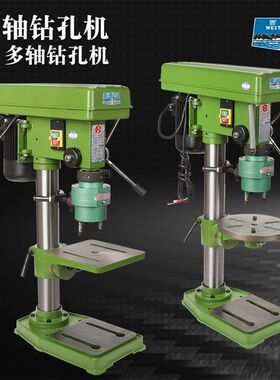 双头钻孔机台钻多头钻孔器两轴钻孔机多轴台钻P钻床双轴多轴器台