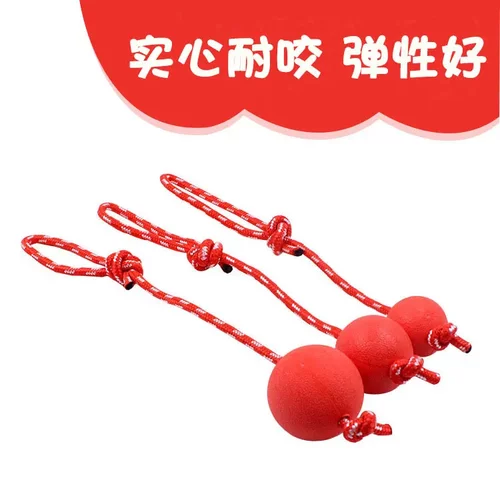狗狗训导啃咬耐咬球实心宠物