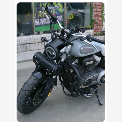 摩托车灰石吉拉300钱江闪300改装挂包车头包尾包小牛电动车边包