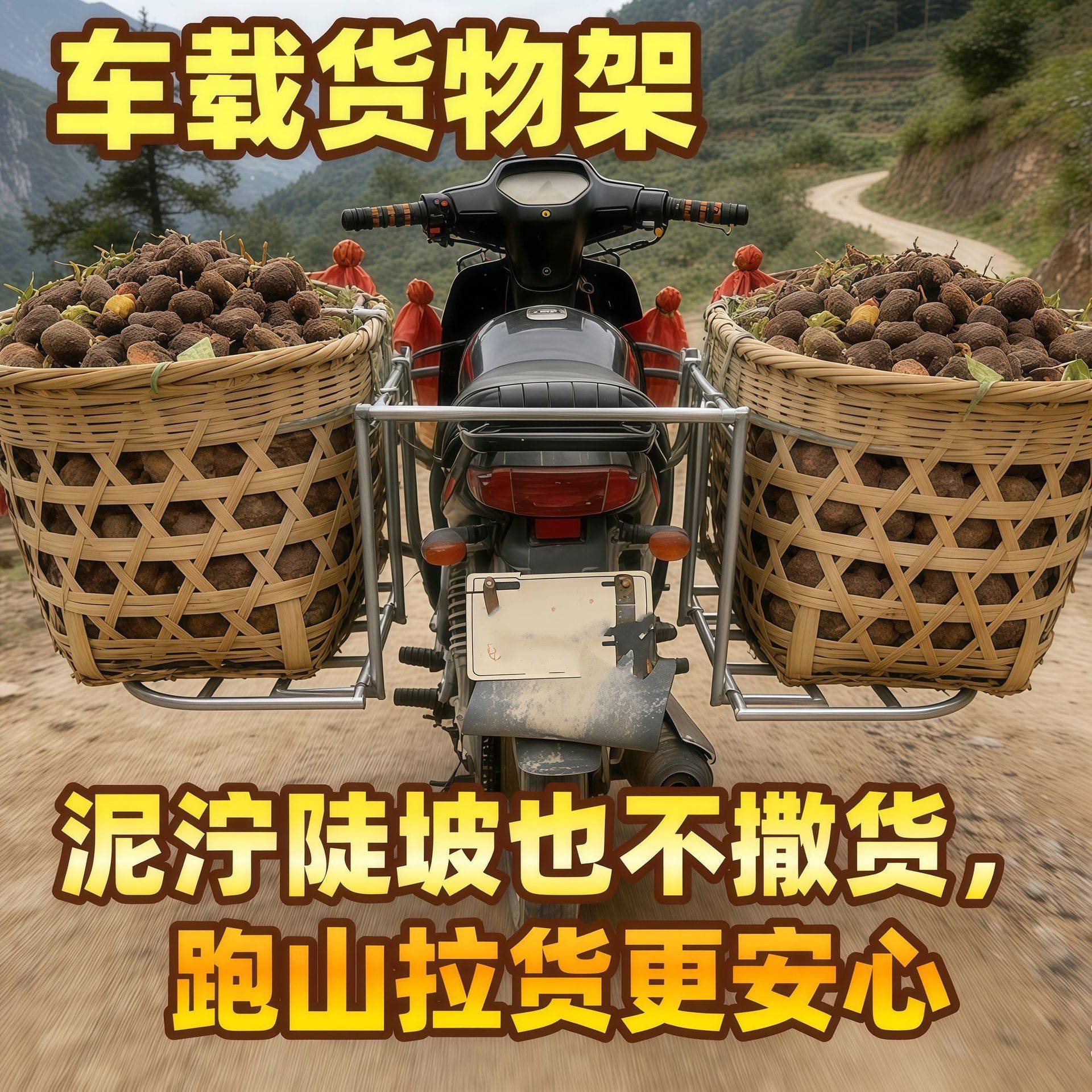 新款电瓶车摩托车车架可折叠摆摊