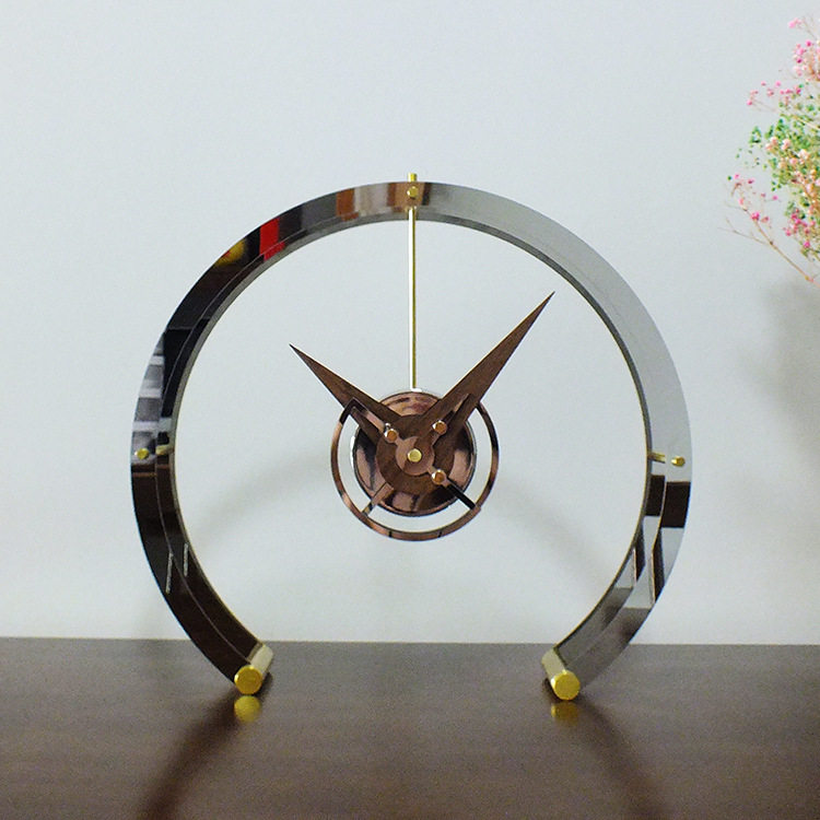 北欧现代简约创意西班牙台钟黑胡桃木指针五金静音网红时钟摆件,橡塑材料及制品,其他塑料制品,淘宝优惠券,粉丝福利购,淘宝优惠卷