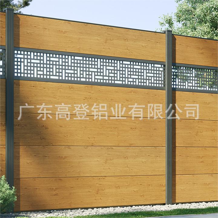 塑木围栏栅栏工厂户外院子围