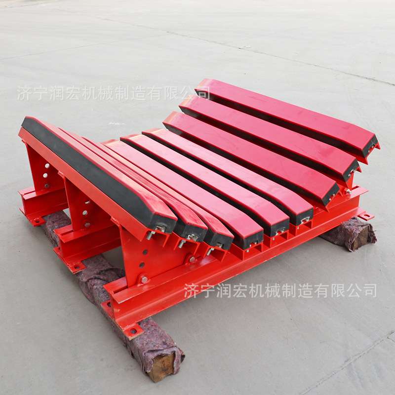 煤矿阻燃缓冲床输送机耐磨抗冲击减震床电厂重型可调角缓冲床