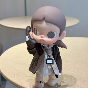 瓜瓜嘎·原创Zsiga可动人偶1/8娃衣手作嘎子姐麂皮外套衬衫套装