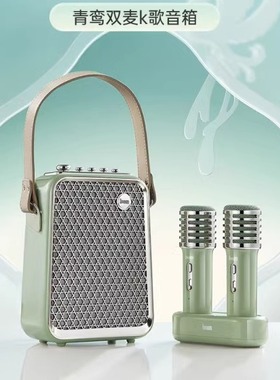Divoom点音 东方青鸾家庭k歌音箱家用蓝牙户外双麦克风唱歌
