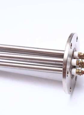 不锈钢115法兰加热管导热油锅炉水箱加热器工业电热棒大功率380v