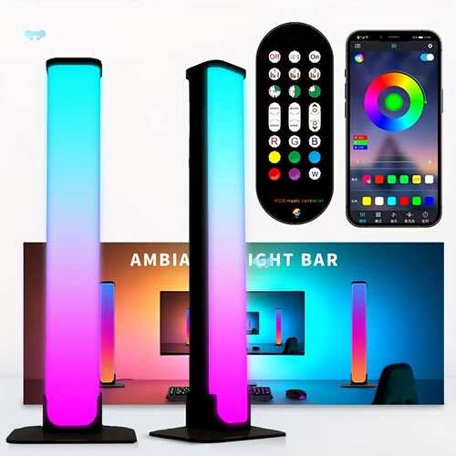 O 594 rgb led Light Bar With App Remote Control Wires跨