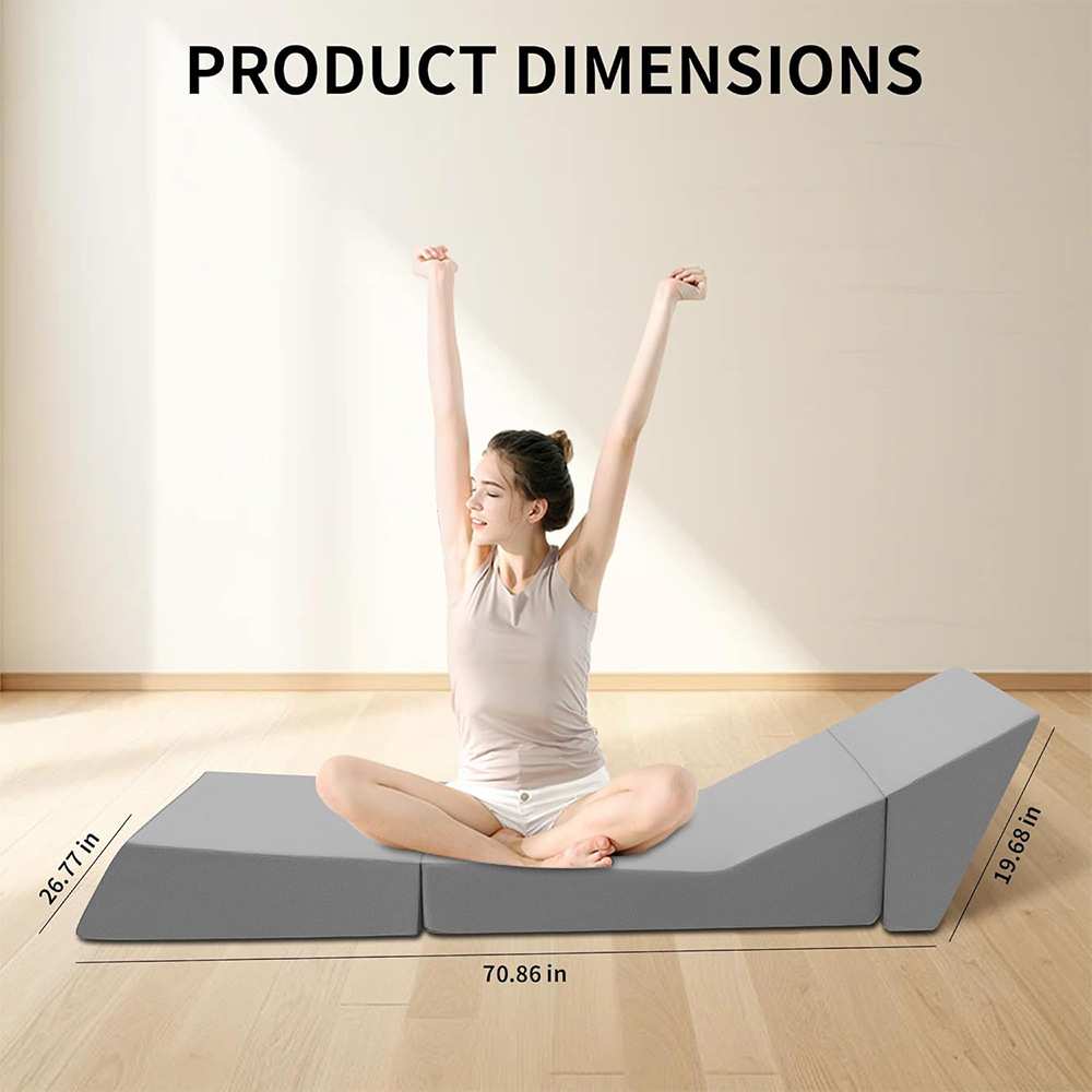 折叠床垫便携mattress榻榻米亚马逊高密度海绵床垫地板多功能沙发