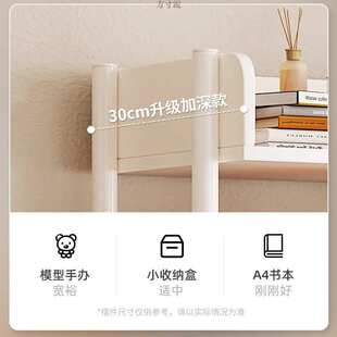 置物架落地多层收纳架子书架铁艺客厅卧室储物架展示货架家用书柜