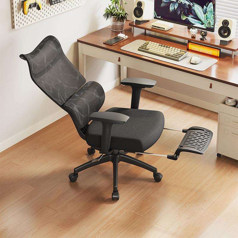 人体工学椅靠背办公座椅午睡两用椅子久坐家用书房电脑椅转椅