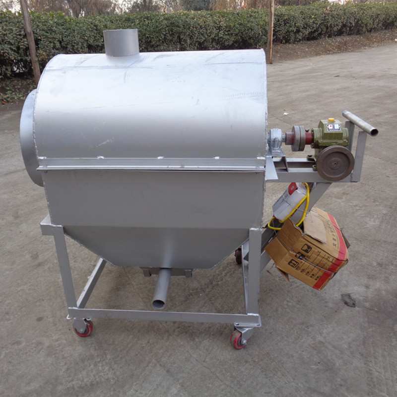 大小型不锈钢滚筒炒料机 50斤花生瓜子炒货机 五谷杂粮炒货机