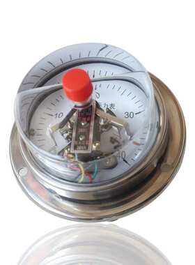 磁助力电接点耐震压力表全不锈钢充油316接口YNXC100ZT 40MPA厂销