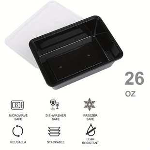 外贸代发新款Meal Prep Containers 26 OZ Microwavable Reusable