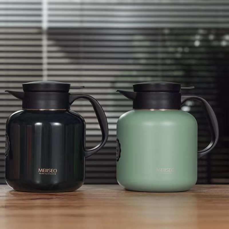 1800ML老白茶陈皮焖茶壶温显带茶仓316不锈钢保温内胆焖壶便携