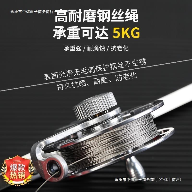 德式吊线锤新款滑轮吊线坠线垂高精度吊锤工地木工吊线坠跨境