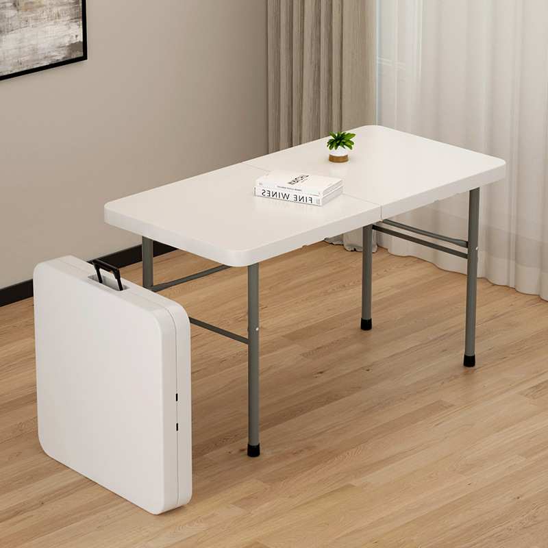 可折叠简易家用吃饭桌户外摆摊桌便携式长方形餐桌小户型电脑书桌