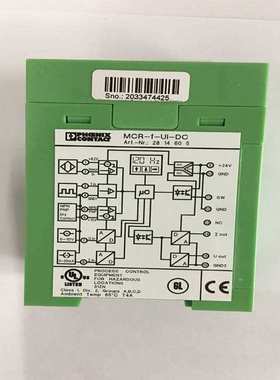 停产有替代菲尼克斯频率测量变送器 - MCR-F-UI-DC - 2814605