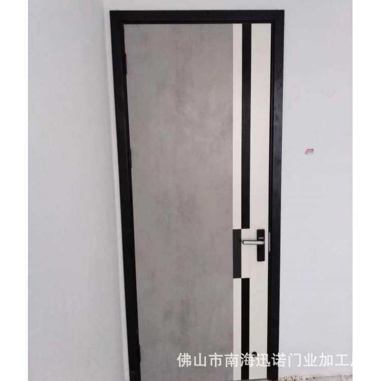 佛山迅诺门业加工 欧式灰色免漆房门实木复合门新中式入户大门