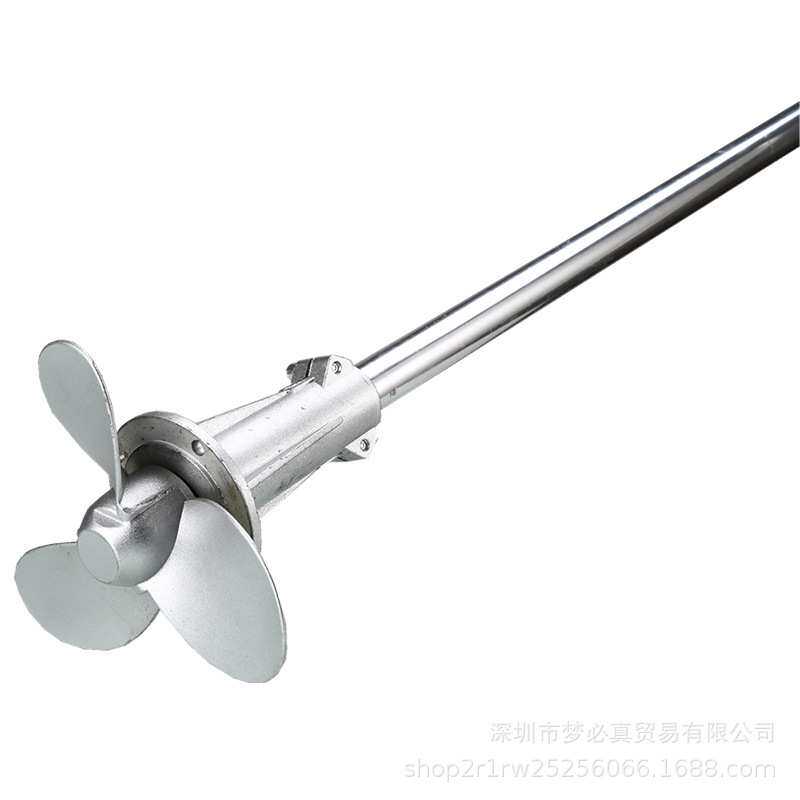 水下小型助推器螺旋桨推进器风叶割草机传动工作杆的水上推动划桨
