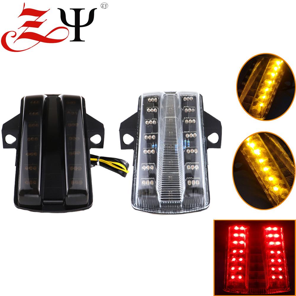 适用SV650/100003-08LED改装后刹车带转向功能尾灯