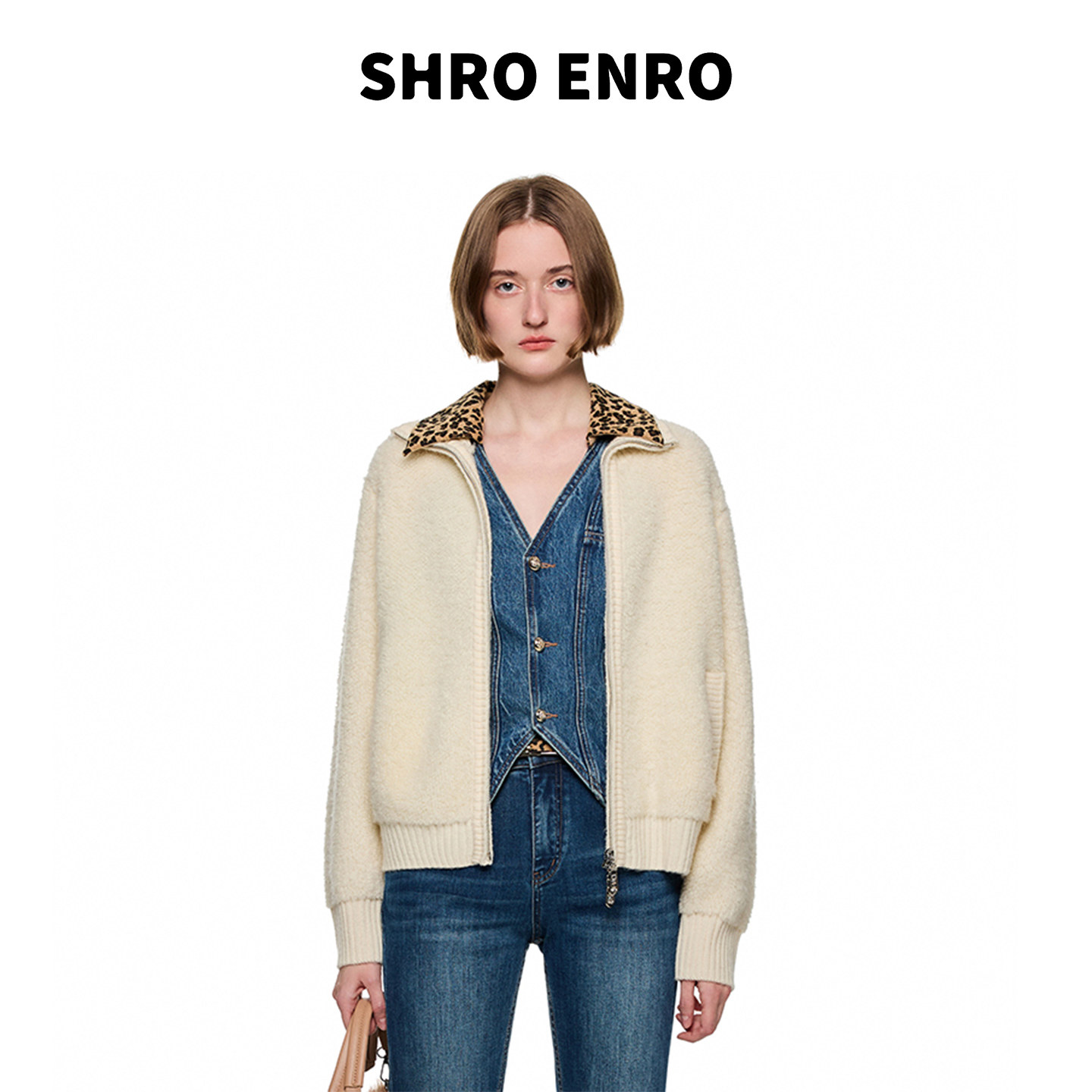 SHROENRO重磅羊毛双头拉链外套