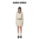 ENRO2025秋季 新款 学院风全POLO领百褶连衣裙 SHRO 赠腰带