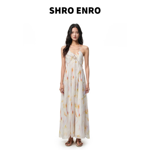 SHROENRO海星度假风天丝印花