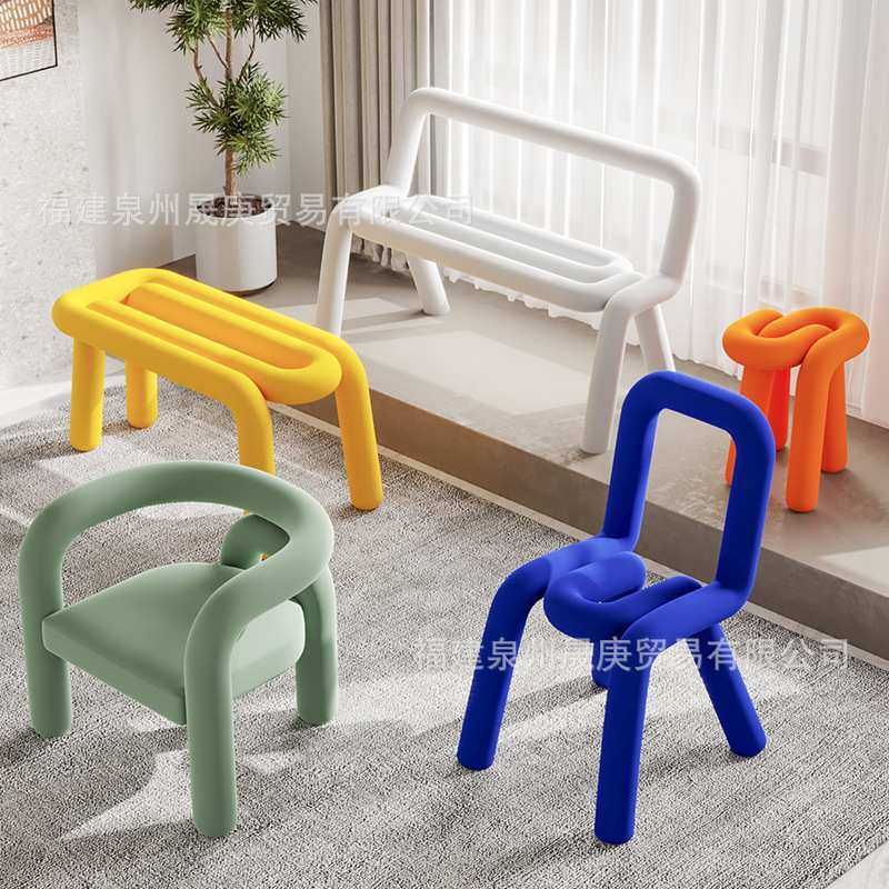 法式轻奢家用弯管椅 带扶手单双人休闲靠背椅 简约几何弯曲餐椅,金属材料及制品,其他金属制品,淘宝优惠券,粉丝福利购,淘宝优惠卷