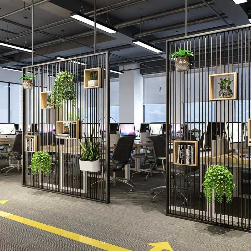 铁艺简约屏风隔断饭店酒店大堂办公室工业风绿植花架隔断空间布置,机械设备,其他机械设备,淘宝优惠券,粉丝福利购,淘宝优惠卷