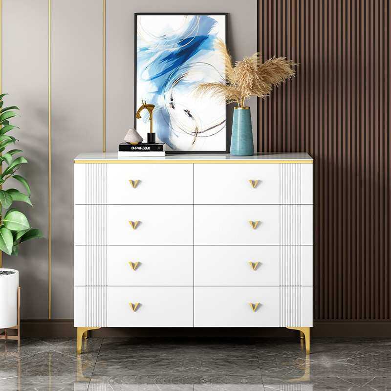 轻奢岩板卧室斗柜电视柜旁边六八斗柜靠墙隔断九斗柜多功能收纳柜