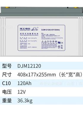 理士蓄电池DJM12120阀控密封式12V120AH水泵站农村电力系