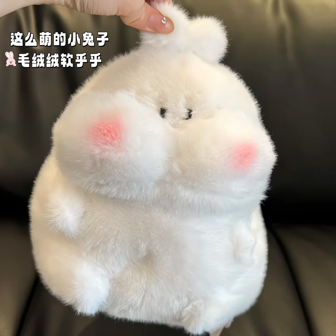 可爱小兔子公仔玩偶B熊a兔翻转毛绒玩具摆件送女友闺蜜生日礼物